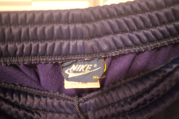 Nike Blue Yellow Athletic Tear Away Jogger Back Zip Pocket Pants Men Size XL - Picture 8 of 11